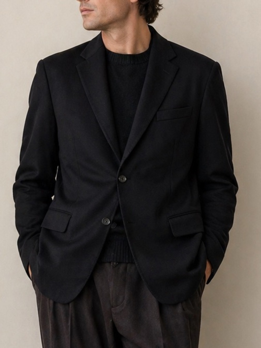 Loro Piana x Samuelsohn 100% Cashmere Blazer 44L